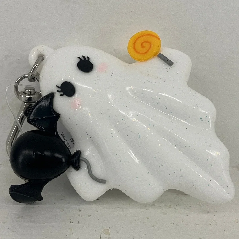 Bath & Body Works Halloween Ghost Lollipop Bat PocketBac Hand Sanitizer Holder